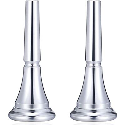 Giwnhvx Französisches Horn-Mundstück-Set enthält 2 Stück Waldhorn-Mundstück für Erwachsene, Kinder und Anfänger, Musikinstrument, B Giwnhvx Französisches Horn-Mundstück-Set enthält 2 Stück Waldhorn-Mundstück für Erwachsene, Kinder und Anfänger, Musikinstrument, B