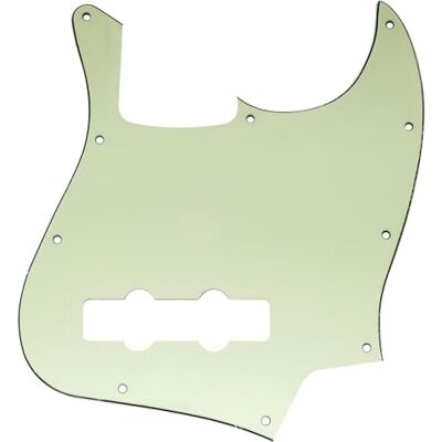 Musiclily Pro 10 Löcher J Bass Schlagbrett 3-lagig Vintage Mintgrün für 4-Saiter Fender American/Mexican Standard Jazz Bass Musiclily Pro 10 Löcher J Bass Schlagbrett 3-lagig Vintage Mintgrün für 4-Saiter Fender American/Mexican Standard Jazz Bass