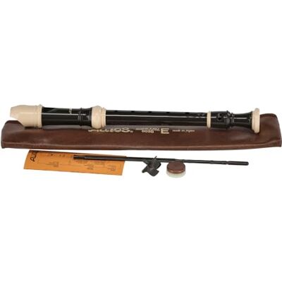 Aulos C-Sopran Blockflöte Symphony 503B dunkelbraun / elfenbeinfarbig barocke Griffweise, mit Doppellöcher mit Tasche, Wischerstab etc. abnehmbare Daumenstütze 3-teilig gebogener Windkanal Aulos C-Sopran Blockflöte Symphony 503B dunkelbraun / elfenbeinfarbig barocke Griffweise, mit Doppellöcher mit Tasche, Wischerstab etc. abnehmbare Daumenstütze 3-teilig gebogener Windkanal