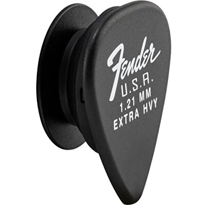 Fender Phone Grip Handyhalterung, Plektrum-Design, Schwarz Handygriff im Gitarren-Plektrum-Design, sicherer Halt, Merchandise, Geschenk Gitarristen, Weihnachten, Musikfan Fender Phone Grip Handyhalterung, Plektrum-Design, Schwarz Handygriff im Gitarren-Plektrum-Design, sicherer Halt, Merchandise, Geschenk Gitarristen, Weihnachten, Musikfan