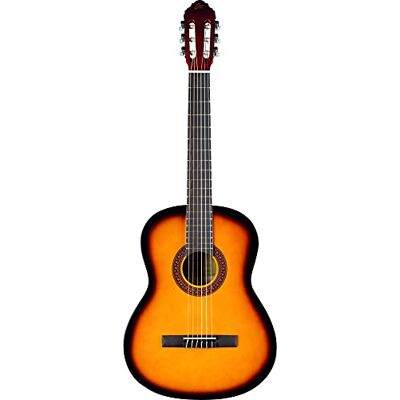 EKO GUITARS – CS-10 SUNBURST, Klassische Gitarre Studio-Serie, Mensur 4/4, Decke aus Linde, Zargen und Boden aus laminiertem Lindeholz, Hals und Griffbrett aus Birke, inkl. Tasche, Farbe Sunburst EKO GUITARS – CS-10 SUNBURST, Klassische Gitarre Studio-Serie, Mensur 4/4, Decke aus Linde, Zargen und Boden aus laminiertem Lindeholz, Hals und Griffbrett aus Birke, inkl. Tasche, Farbe Sunburst