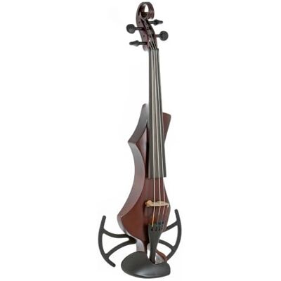 GEWA E-Violine, elektronische Violine, Novita 3.0 Rotbraun mit Adapter für Schulterstützen, 4-saitig inkl. Adapter 4-saitig Rotbraun GEWA E-Violine, elektronische Violine, Novita 3.0 Rotbraun mit Adapter für Schulterstützen, 4-saitig inkl. Adapter 4-saitig Rotbraun