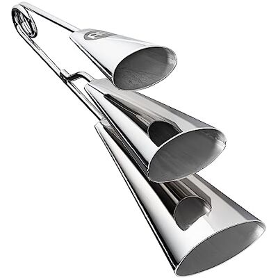 Meinl Percussion Tripple A-Go-Go Instrument Mittelgroßes Schlaginstrument mit 3 Glocken Stahl, Verchromt (STABGTRI-CH) Meinl Percussion Tripple A-Go-Go Instrument Mittelgroßes Schlaginstrument mit 3 Glocken Stahl, Verchromt (STABGTRI-CH)