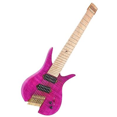 TSTS 8-saitige Elektrische Reisegitarre Mit Gefächerten Edelstahlbünden Und Kundenspezifischer Messingbrücke Ultraleichte Reisegitarre TSTS 8-saitige Elektrische Reisegitarre Mit Gefächerten Edelstahlbünden Und Kundenspezifischer Messingbrücke Ultraleichte Reisegitarre