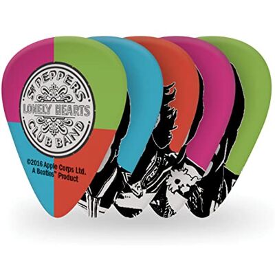 D'Addario Beatles Gitarrenplektren, Sgt. Pepper's 50th Anniversary, Medium, 10er-Pack D'Addario Beatles Gitarrenplektren, Sgt. Pepper's 50th Anniversary, Medium, 10er-Pack