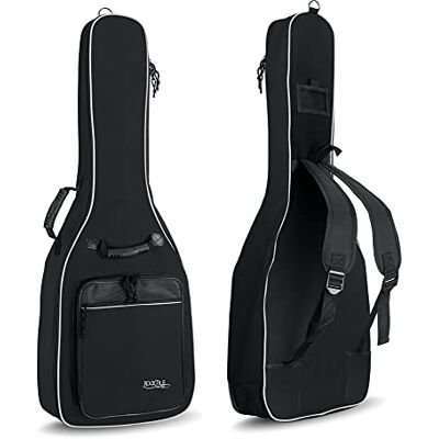 ROCKTILE 3/4 und 7/8 Klassik-Gitarrentasche (gepolsterter Gigbag, Rucksackgarnitur, 2 Außentaschen) schwarz ROCKTILE 3/4 und 7/8 Klassik-Gitarrentasche (gepolsterter Gigbag, Rucksackgarnitur, 2 Außentaschen) schwarz