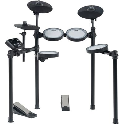 XDrum DD-460C E-Drum Kit, Elektronisches Schlagzeug mit Mesh Heads 4x 8" Single-Zone Snare-/Tom-Pad, 1x Kick-Controller, 3x 10" Dual-Zone Becken-Pad, Inklusive Rack, 25 Preset Kits, Aux In (3 XDrum DD-460C E-Drum Kit, Elektronisches Schlagzeug mit Mesh Heads 4x 8" Single-Zone Snare-/Tom-Pad, 1x Kick-Controller, 3x 10" Dual-Zone Becken-Pad, Inklusive Rack, 25 Preset Kits, Aux In (3