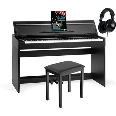 McGrey DP-18 SM E-Piano Schwarz matt Set, 128-fache Polyphonie, Off) 88 gewichtete Tasten mit Hammermechanik, Anschlagsdynamik (On, Off), 80 interne Demo-Songs, 128 Klänge, 3 Pedale (Sustain McGrey DP-18 SM E-Piano Schwarz matt Set, 128-fache Polyphonie, Off) 88 gewichtete Tasten mit Hammermechanik, Anschlagsdynamik (On, Off), 80 interne Demo-Songs, 128 Klänge, 3 Pedale (Sustain
