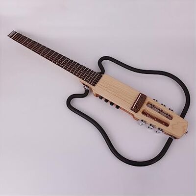 TSTS Headless Silent Travel Elektrische Akustikgitarre Für Rechts- Und Linkshänder, Tragbare Reisegitarre Mit Eingebautem Effektor Ultraleichte Reisegitarre (Color : Right Hand) TSTS Headless Silent Travel Elektrische Akustikgitarre Für Rechts- Und Linkshänder, Tragbare Reisegitarre Mit Eingebautem Effektor Ultraleichte Reisegitarre (Color : Right Hand)