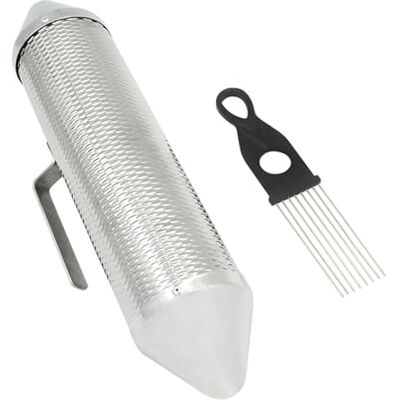 Geavonyg Professionelles Guiro Instrument Aus Metall Mit Schaber Shaker Schlaginstrument Musikalisches Trainingsgerät Langlebige Percussion Musikinstrumente Geavonyg Professionelles Guiro Instrument Aus Metall Mit Schaber Shaker Schlaginstrument Musikalisches Trainingsgerät Langlebige Percussion Musikinstrumente