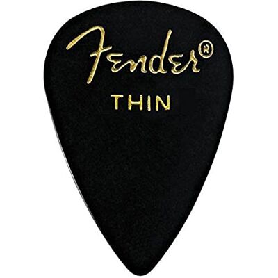 Fender 098-0351-106 351 Shape Classic Picks, Thin, Black, 144 Count Fender 098-0351-106 351 Shape Classic Picks, Thin, Black, 144 Count