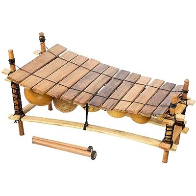 Terré Balafon aus Mansonia Holz 12 Töne gestimmt auf traditionell afrikanische Pentatonik entspricht F-Dur Terré Balafon aus Mansonia Holz 12 Töne gestimmt auf traditionell afrikanische Pentatonik entspricht F-Dur