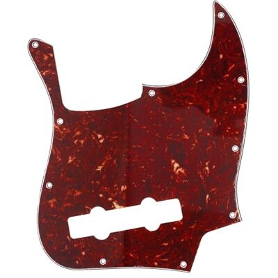 Musiclily Pro 10 Löcher 5-Saiter J Bass Schlagbrett 4lagig Vintage Tortoise für Fender Mexican Jazz Bass Musiclily Pro 10 Löcher 5-Saiter J Bass Schlagbrett 4lagig Vintage Tortoise für Fender Mexican Jazz Bass
