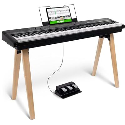 Alesis Recital Home 88-Tasten Upright-E-Piano, Schwarz Alesis Recital Home 88-Tasten Upright-E-Piano, Schwarz