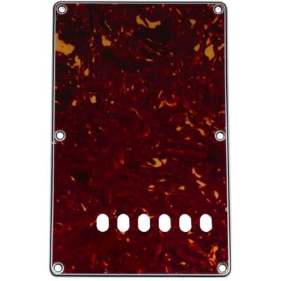 Musiclily Pro 6 Löcher ST Gitarren Tremoloabdeckung Backplate für Tagima TG-530 Strat SSS 11-Löcher Schlagbrett E-Gitarre, 4-lagig Vintage Tortoise Musiclily Pro 6 Löcher ST Gitarren Tremoloabdeckung Backplate für Tagima TG-530 Strat SSS 11-Löcher Schlagbrett E-Gitarre, 4-lagig Vintage Tortoise