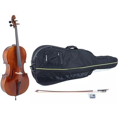 GEWA Cello, Cellogarnitur Serie Allegro VC1-1/4 Spielfertig, inkl. Tasche, Massaranduba Bogen, Larsen Aurora Saiten GEWA Cello, Cellogarnitur Serie Allegro VC1-1/4 Spielfertig, inkl. Tasche, Massaranduba Bogen, Larsen Aurora Saiten