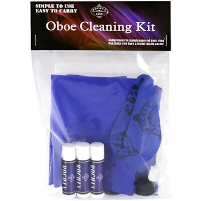 ROCHIX 1890 Oboe Cleaning Kit, Oboe Cleaning and Maintenance Kit, Oboe Swabs, Cork Grease, Absorbent Paper, Powdered Paper, Thumbtacks, Cleaning Cloths, Woodwind Instrument Maintenance Kit ROCHIX 1890 Oboe Cleaning Kit, Oboe Cleaning and Maintenance Kit, Oboe Swabs, Cork Grease, Absorbent Paper, Powdered Paper, Thumbtacks, Cleaning Cloths, Woodwind Instrument Maintenance Kit