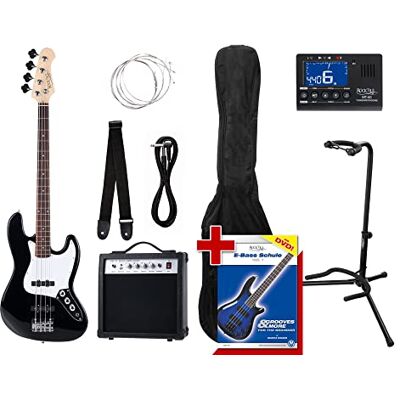 ROCKTILE Groover's Pack JB E-Bass Black Set II ROCKTILE Groover's Pack JB E-Bass Black Set II
