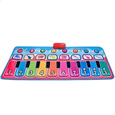 Bontempi 46943 Interaktiver Kinderteppich, Mehrfarbig mit 10 Tasten / Klavierteppich, Kinder-Klavier Bontempi 46943 Interaktiver Kinderteppich, Mehrfarbig mit 10 Tasten / Klavierteppich, Kinder-Klavier