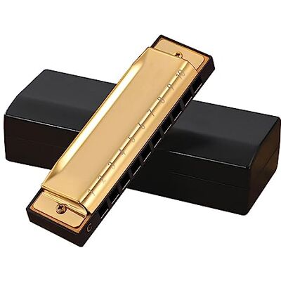 Vexandrie Harfe, 10 Löcher, 20 Töne, diatonische Mundharmonika, Gold Tonart C Blaue Mundharmonika, Blaue Harfe, Mundharmonika für Erwachsene, professionelle Spieler, Anfänger, Vexandrie Harfe, 10 Löcher, 20 Töne, diatonische Mundharmonika, Gold Tonart C Blaue Mundharmonika, Blaue Harfe, Mundharmonika für Erwachsene, professionelle Spieler, Anfänger,