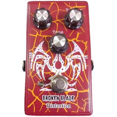 Flaroey Gitarreneffekt Broken Blade Distortion Pedal, mit Dist/Volume und Tone Pedal, Distortion Effect Pedal, Gitarrenpedal Flaroey Gitarreneffekt Broken Blade Distortion Pedal, mit Dist/Volume und Tone Pedal, Distortion Effect Pedal, Gitarrenpedal