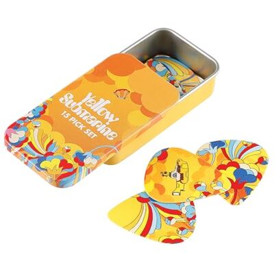 D'Addario Beatles Plektren Yellow Submarine Primrose Prairies Medium 15er D'Addario Beatles Plektren Yellow Submarine Primrose Prairies Medium 15er