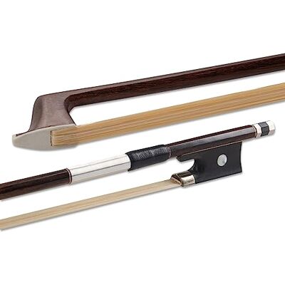 GEWA Violinbogen 3/4 Naturhaar Schülerbogen Runde Stange Hartholzfrosch GEWA Violinbogen 3/4 Naturhaar Schülerbogen Runde Stange Hartholzfrosch