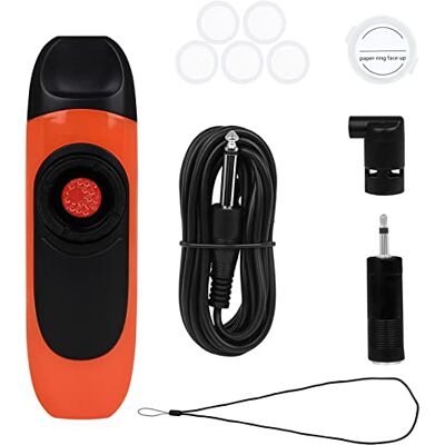 Jazuaiao Elektrisches mit 5-teiligen Flötenmembranen, Red Elektrisches; 5 Flötenmembranen; Einstellbarer Ton; Professionelles; Adapter und Trageband; für Klavier Jazuaiao Elektrisches mit 5-teiligen Flötenmembranen, Red Elektrisches; 5 Flötenmembranen; Einstellbarer Ton; Professionelles; Adapter und Trageband; für Klavier