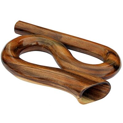 Wogeka rundes Didgeridoo 40 cm in Holzfarbe – handgefertigtes Blasinstrument aus Soar-Holz – Travel Didge & Holzinstrument – kompakt, klangstark & authentisch DID104 Wogeka rundes Didgeridoo 40 cm in Holzfarbe – handgefertigtes Blasinstrument aus Soar-Holz – Travel Didge & Holzinstrument – kompakt, klangstark & authentisch DID104