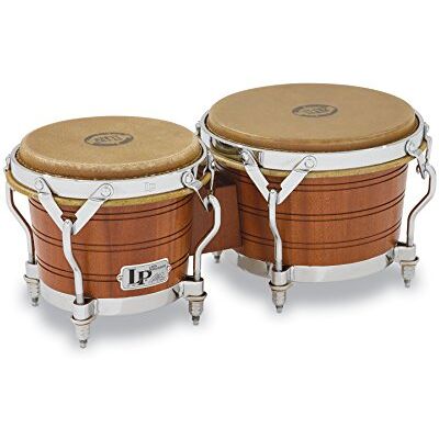 Latin Percussion LP LP812000 Original Bongo Traditional Rims Natural Mahogany Latin Percussion LP LP812000 Original Bongo Traditional Rims Natural Mahogany
