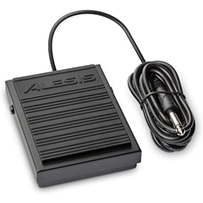 Alesis ASP-1 MKII Universal Sustain Pedal, Keyboard Pedal mit 1.5m Kabel und Rutschfester Unterseite Alesis ASP-1 MKII Universal Sustain Pedal, Keyboard Pedal mit 1.5m Kabel und Rutschfester Unterseite