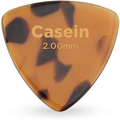 D'Addario Accessoires Casein 346 Wide Plektren Plektrum Schildpatt Plektren für Akustikgitarre, E-Gitarre, Bassgitarre, Mandoline 1 Stück, extra starke Ausführung, 2,0 mm D'Addario Accessoires Casein 346 Wide Plektren Plektrum Schildpatt Plektren für Akustikgitarre, E-Gitarre, Bassgitarre, Mandoline 1 Stück, extra starke Ausführung, 2,0 mm