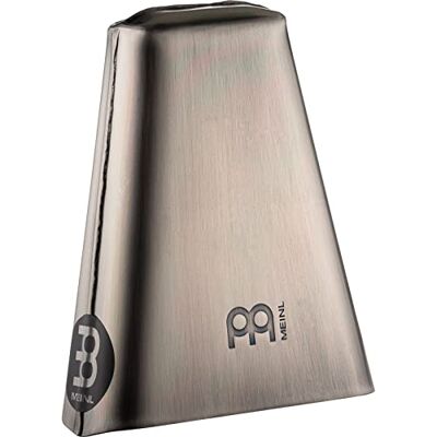 Meinl Percussion Handheld Cowbell Instrument Mittelgroßes Aufschlagidiophon Länge 6,5 Zoll Stahl, Silber (STB65H) Meinl Percussion Handheld Cowbell Instrument Mittelgroßes Aufschlagidiophon Länge 6,5 Zoll Stahl, Silber (STB65H)