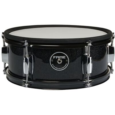 Fame Robustes 13 Zoll Snare-Pad für E-Drums, Mesh-Head, Holzkessel, Acoustic-Look, sensibler Trigger, Stereo-Pad, kompatibel mit DD-1000-Ms, DD-One XT, Hybrid Pro, 6,3 mm Anschluss Fame Robustes 13 Zoll Snare-Pad für E-Drums, Mesh-Head, Holzkessel, Acoustic-Look, sensibler Trigger, Stereo-Pad, kompatibel mit DD-1000-Ms, DD-One XT, Hybrid Pro, 6,3 mm Anschluss