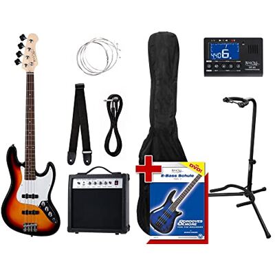 ROCKTILE Groover's Pack JB E-Bass Sunburst Set II ROCKTILE Groover's Pack JB E-Bass Sunburst Set II