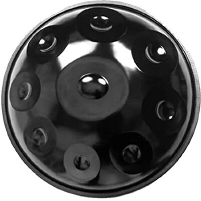 ORZSSJ 9/10 Note Handpan Drum 22 Zoll in d-Moll Handtrommel Steel Drum Percussion mit Handpan-Ständer und weicher Handpan-Tasche ORZSSJ 9/10 Note Handpan Drum 22 Zoll in d-Moll Handtrommel Steel Drum Percussion mit Handpan-Ständer und weicher Handpan-Tasche
