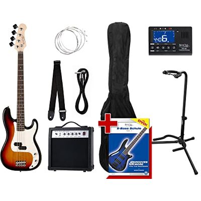 ROCKTILE Groover's Pack PB E-Bass Sunburst Set II ROCKTILE Groover's Pack PB E-Bass Sunburst Set II