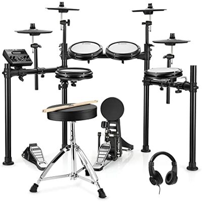 Donner DED-200 Electric Drum Set With Drum Throne/Maple Stick/Earphone/Audio Cable Donner DED-200 Electric Drum Set With Drum Throne/Maple Stick/Earphone/Audio Cable