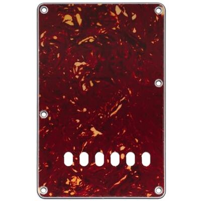 Musiclily Pro 6 Löcher Gitarren Tremoloabdeckung Backplate für Yamaha PAC112V und PAC012 HSS E-Gitarre, 4-lagig Vintage Tortoise Musiclily Pro 6 Löcher Gitarren Tremoloabdeckung Backplate für Yamaha PAC112V und PAC012 HSS E-Gitarre, 4-lagig Vintage Tortoise