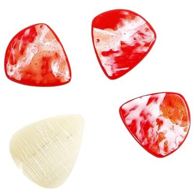 Kaeltsyn Akustische Gitarre Bass Plektrum Ukulele Plektren Harz E-Gitarre Plektrum rutschfeste Gitarrenplektren für Anfänger Palyer Plektrum Kaeltsyn Akustische Gitarre Bass Plektrum Ukulele Plektren Harz E-Gitarre Plektrum rutschfeste Gitarrenplektren für Anfänger Palyer Plektrum