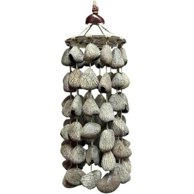 AYWTIUN Pflanzenschalen-Glocken-Anhänger, Klangtherapie, Meditation Handklingende Glocken, Pflanzenfrüchte, Windspiel-Anhänger(Color5) AYWTIUN Pflanzenschalen-Glocken-Anhänger, Klangtherapie, Meditation Handklingende Glocken, Pflanzenfrüchte, Windspiel-Anhänger(Color5)
