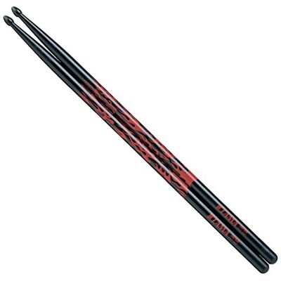 TAMA Rhythmic Fire Sticks O5B-F-BR, schwarz mit rotem Muster TAMA Rhythmic Fire Sticks O5B-F-BR, schwarz mit rotem Muster