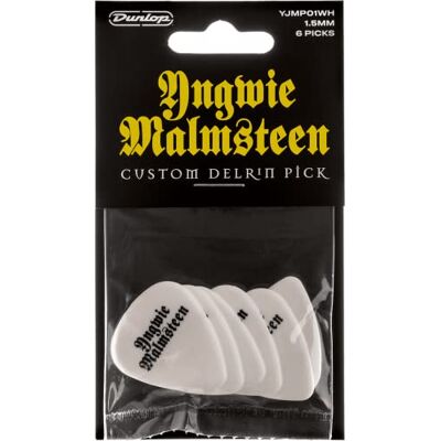 Dunlop Plektrum Signature Yngwie Malmsteen Delrin 1,5mm 6 Stück, Weiß Dunlop Plektrum Signature Yngwie Malmsteen Delrin 1,5mm 6 Stück, Weiß