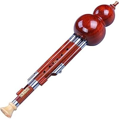 JunErQiCe Hulusi, Kürbisflöte, Kürbisflöte, professionelle Leistung, Hulusi-Kürbisflöte, Yunnan-Nationalmusikinstrument, D/C/B/G/F-Stimmung, Rot, D-KEY JunErQiCe Hulusi, Kürbisflöte, Kürbisflöte, professionelle Leistung, Hulusi-Kürbisflöte, Yunnan-Nationalmusikinstrument, D/C/B/G/F-Stimmung, Rot, D-KEY