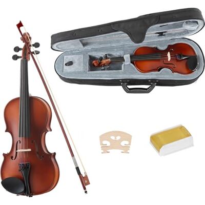 Classic Cantabile Student Violinenset 1/8 (Einsteiger/Schülerinstrument, Geige, Boden & Zargen aus Ahorn, Massive Fichtenholz Decke, Ahorn Steg, Inkl. Etui, Bogen und Kolofonium) Classic Cantabile Student Violinenset 1/8 (Einsteiger/Schülerinstrument, Geige, Boden & Zargen aus Ahorn, Massive Fichtenholz Decke, Ahorn Steg, Inkl. Etui, Bogen und Kolofonium)