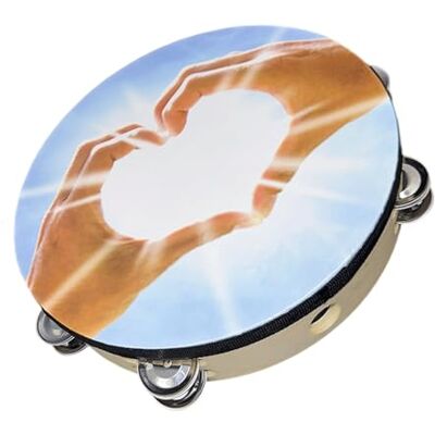Uqezagpa Natürliche Holz-Tamburine mit Metallglocken, pädagogisches Percussion-Instrument, perfekt für Kinder und Erwachsene, Musikübungen, Holz, Tamburin-Percussion Uqezagpa Natürliche Holz-Tamburine mit Metallglocken, pädagogisches Percussion-Instrument, perfekt für Kinder und Erwachsene, Musikübungen, Holz, Tamburin-Percussion
