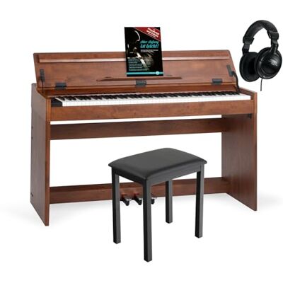 McGrey DP-18 WN E-Piano Nussbaum matt Set, 128-fache Polyphonie, Off) 88 gewichtete Tasten mit Hammermechanik, Anschlagsdynamik (On, Off), 80 interne Demo-Songs, 128 Klänge, 3 Pedale (Sustain McGrey DP-18 WN E-Piano Nussbaum matt Set, 128-fache Polyphonie, Off) 88 gewichtete Tasten mit Hammermechanik, Anschlagsdynamik (On, Off), 80 interne Demo-Songs, 128 Klänge, 3 Pedale (Sustain
