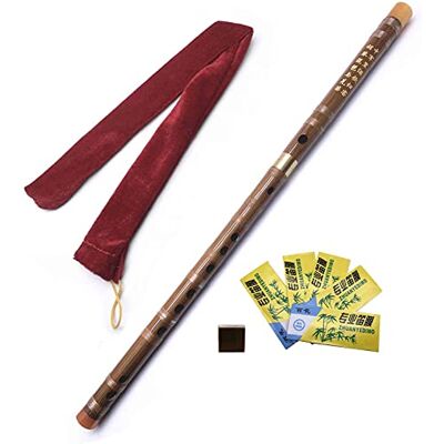 Jiayouy Bamboo Dizi Flöte, handgefertigt, traditionelles chinesisches Musikinstrument mit Membran und Schutztasche, G-Dur. Jiayouy Bamboo Dizi Flöte, handgefertigt, traditionelles chinesisches Musikinstrument mit Membran und Schutztasche, G-Dur.