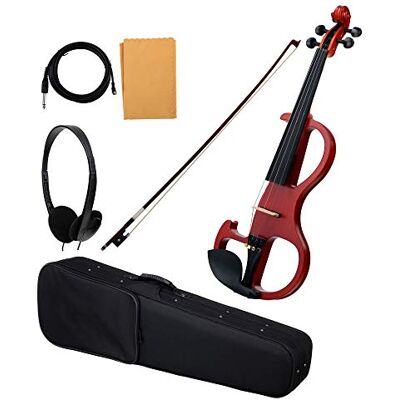 Classic Cantabile EV-90 E-Violine (E-Geige mit Tonabnehmer, Fichte/Ahorn/Ebenholz) natur matt Classic Cantabile EV-90 E-Violine (E-Geige mit Tonabnehmer, Fichte/Ahorn/Ebenholz) natur matt