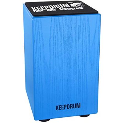 keepdrum DC1M BL Junior Cajon Trommel-Hocker für Kinder in Blau + Sitz-Pad keepdrum DC1M BL Junior Cajon Trommel-Hocker für Kinder in Blau + Sitz-Pad